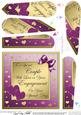 Elegant Romantic Engagement Fan Pyramage Topper