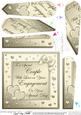 Elegant Romantic Engagement Fan Pyramage Topper