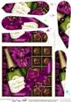 Engagement Champers Chocs N Roses Fan Pyramage Topper