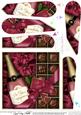 Engagement Champers Chocs N Roses Fan Pyramage Topper