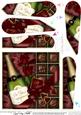 Engagement Champers Chocs N Roses Fan Pyramage Topper
