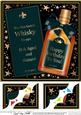 8 x 8 Birthday Whisky Scalloped Corner Topper