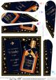 Fathers Day Whisky Fan Pyramage Topper