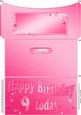 9th Birthday Metallic Age Money or Gift Wallet and Card