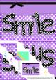 A5 Polka Dot Smile Scallop Corner Side Stacker Topper