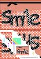 A5 Polka Dot Smile Scallop Corner Side Stacker Topper