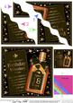 18th Birthday Whisky Wavy Corner Side Stacker Topper