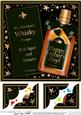 8 x 8 Fathers Day Whisky Scalloped Corner Topper