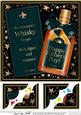 8 x 8 Fathers Day Whisky Scalloped Corner Topper