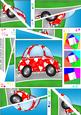 Funky Love Bug Car - Twisted Spiral Side Stacker