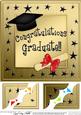 8 x 8 Congratulations Graduate Scalloped Corner Topper