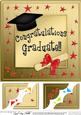 8 x 8 Congratulations Graduate Scalloped Corner Topper