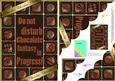A5 Chocolate Greetings Scallop Corner Stacker