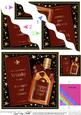 Fathers Day Whisky Wavy Corner Side Stacker Topper