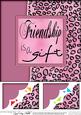 8 x 8 Fun and Funky Animal Print Scalloped Corner Topper