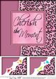 8 x 8 Fun and Funky Animal Print Scalloped Corner Topper