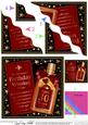 30th Birthday Whisky Wavy Corner Side Stacker Topper