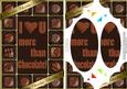 A5 Chocolate Greetings Scallop Corners N Pyramage