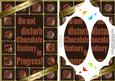 A5 Chocolate Greetings Scallop Corners N Pyramage