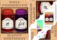 A5 Well Preserved 60th Birthday Jams Scalloped Corner