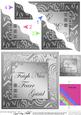 Elegant Metallic Irish Gaelic Get Well Wavy Corner