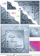 Elegant Metallic Irish Gaelic Get Well Wavy Corner