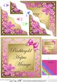 Floral Elegance Welsh Grandmother Anniversary Wavy Corner