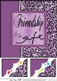 8 x 8 Fun and Funky Animal Print Scalloped Corner Topper
