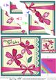 Birthday Flowers N Lace Wavy Corner Side Stacker