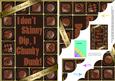 A5 Chocolate Greetings Scallop Corner Stacker