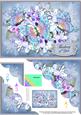 A5 Thinking of You Flowers N Butterfly Scallop Corner