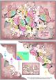 A5 Thinking of You Flowers N Butterfly Scallop Corner