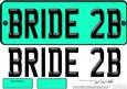 Large Dl Bride to Be Novelty Number Plate N 3D Decoupage