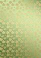 Gold Metallic Flowers Matching Backing Paper