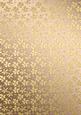 Gold Metallic Flowers Matching Backing Paper