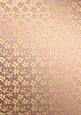 Gold Metallic Flowers Matching Backing Paper