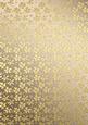 Gold Metallic Flowers Matching Backing Paper