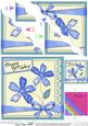 Birthday Flowers N Lace Wavy Corner Side Stacker
