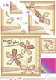 Birthday Flowers N Lace Wavy Corner Side Stacker