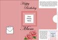 Add a Photo Mum Birthday Roses with Easy Fold Frame