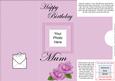 Add a Photo Mum Birthday Roses with Easy Fold Frame