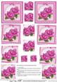 Just Roses Twisted Pyramage Sheet