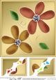 8 x 8 Daisy Daisy Scalloped Corner Topper
