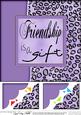 8 x 8 Fun and Funky Animal Print Scalloped Corner Topper