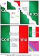 Flying the Flag Italian Happy Birthday Aunt