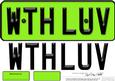 Large Dl with Love Novelty Number Plate N 3D Decoupage