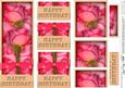 Dl Birthday Roses in a Box with Top N Bottom Stacker