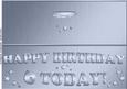 Large Dl 6th Birthday Quick Cut and Fold Card