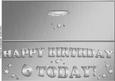 Large Dl 6th Birthday Quick Cut and Fold Card