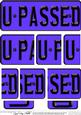 You Passed Novelty Number Plate with Side Stacker